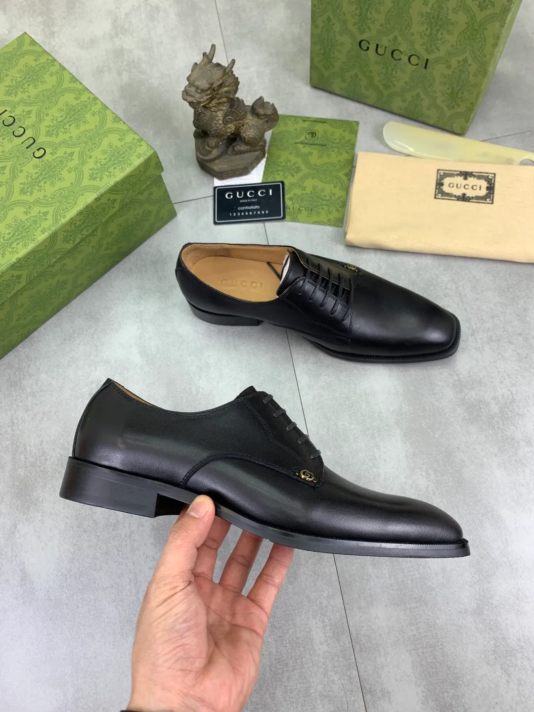 Men's men's shoes 💰P560 [New style] Water dyed cowhide 💰💎💎💎 [Gucci] GUCCI high-end men's formal business leather shoes, original order 1:1! Original imported high-end open-edge beaded calfskin, original metal buckle, imported first-layer cowhide lining for feet. Original outsole, men's shoe size: 39-44 (45 customized) 3️⃣ colors available